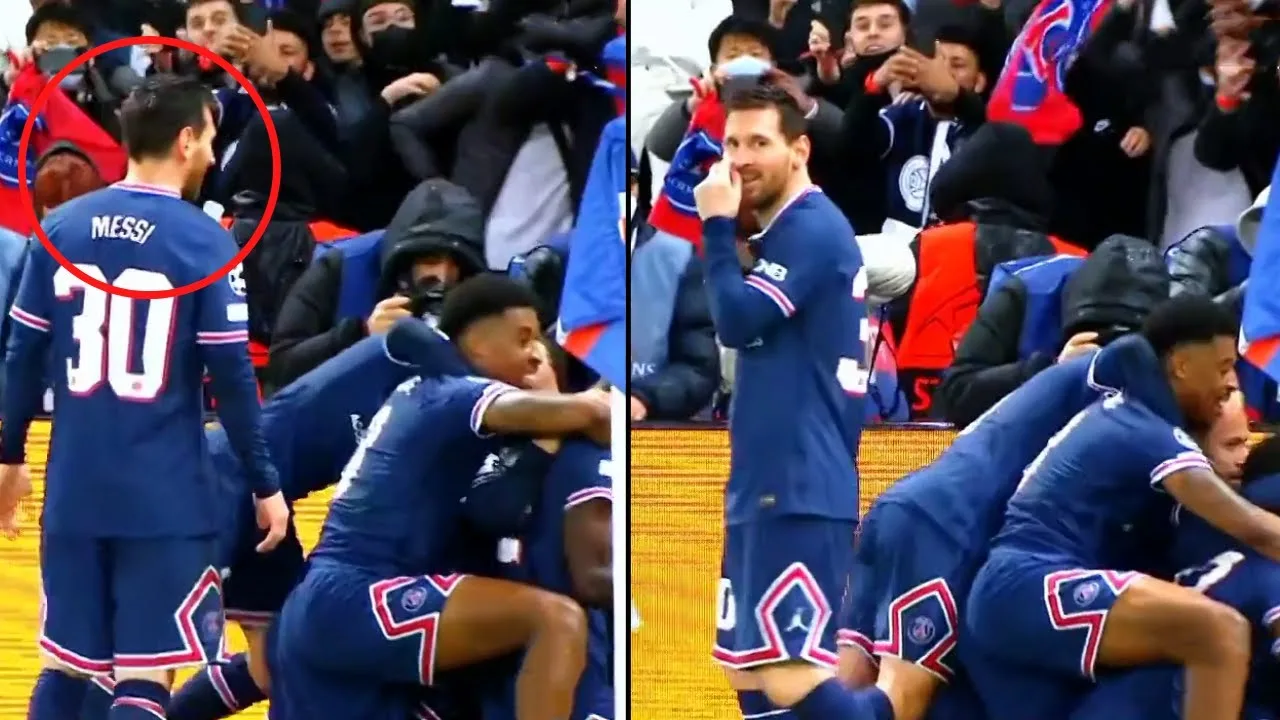 La fría reacción de Leo Messi al gol de Mbappé