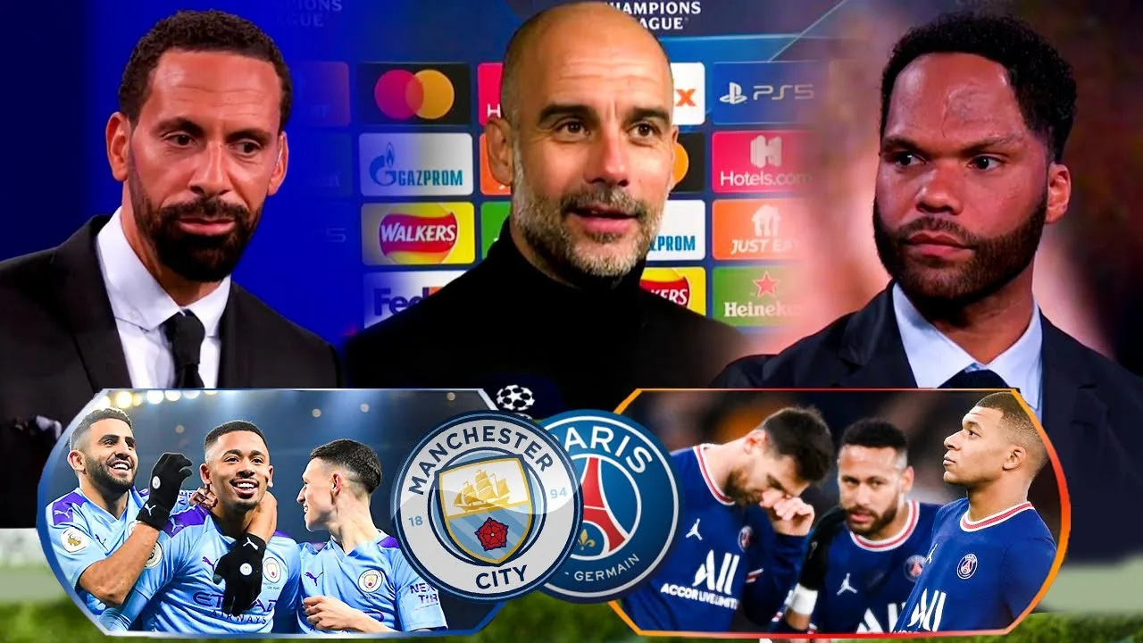 Man City vs PSG 2-1 Rio Ferdinand reacts to Where is Lionel