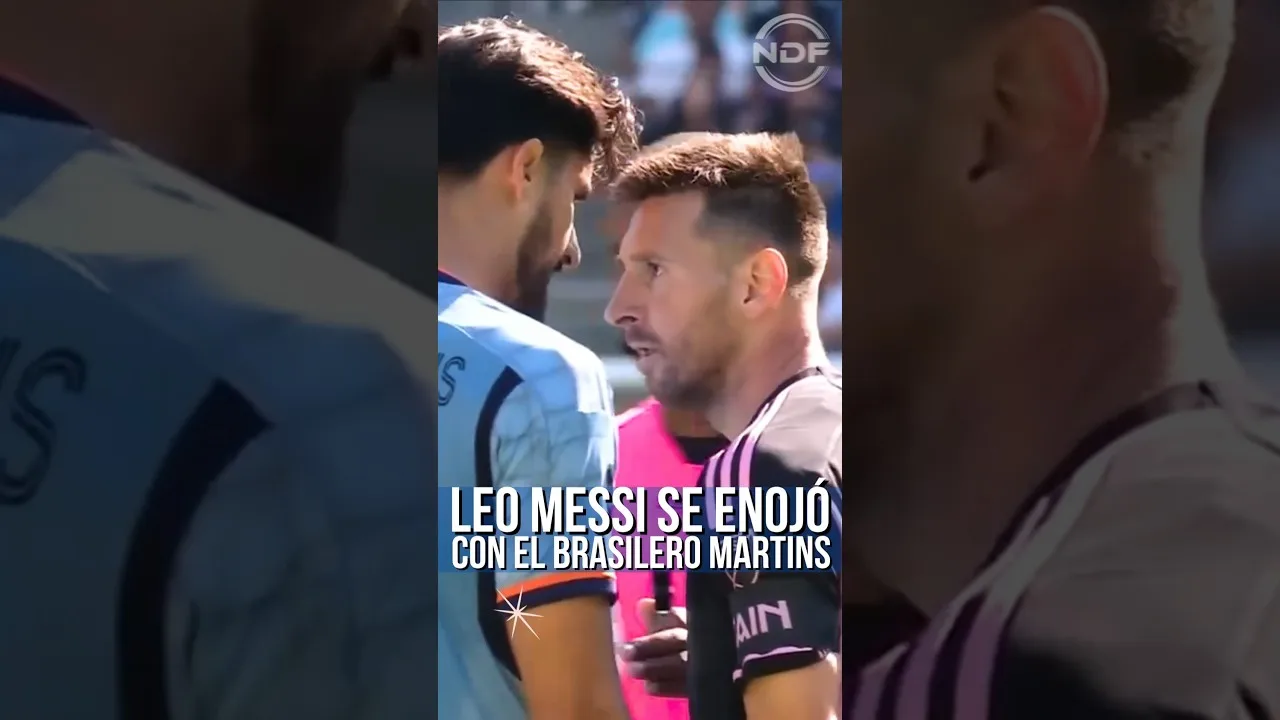 Leo Messi a défendu son coéquipier et s’est retrouvé face à face avec le Brésilien Thiago Martins 😱