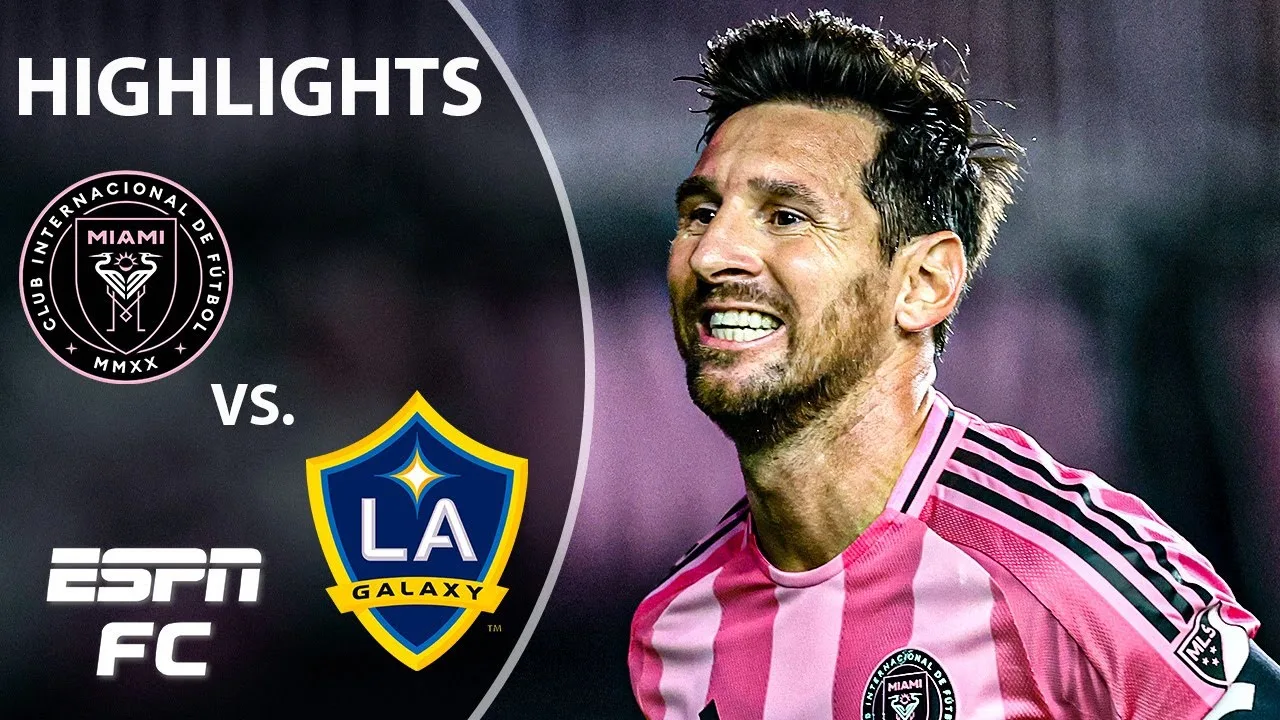 MESSI, SUAREZ ET ALBA SCORE 🔥 Inter Miami contre LA Galaxy | Faits saillants de la MLS | ESPN FC