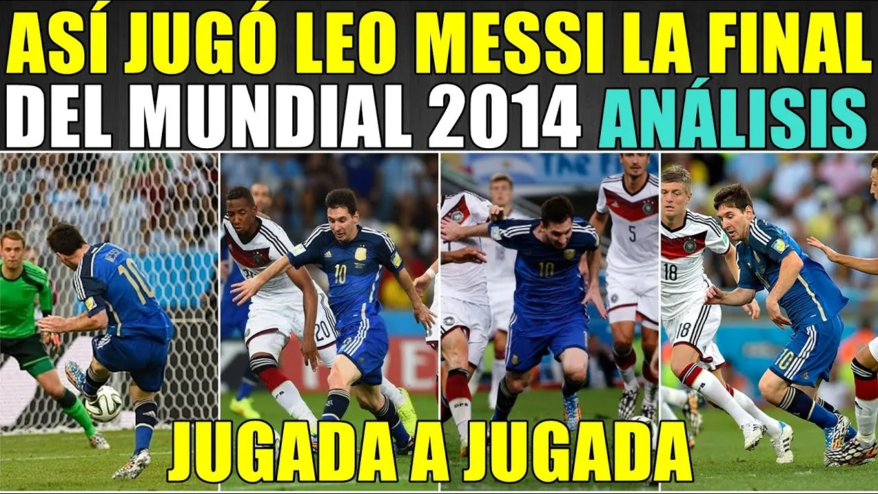 Así JUGÓ LEO MESSI la FINAL del MUNDIAL 2014 – ANÁLISIS a