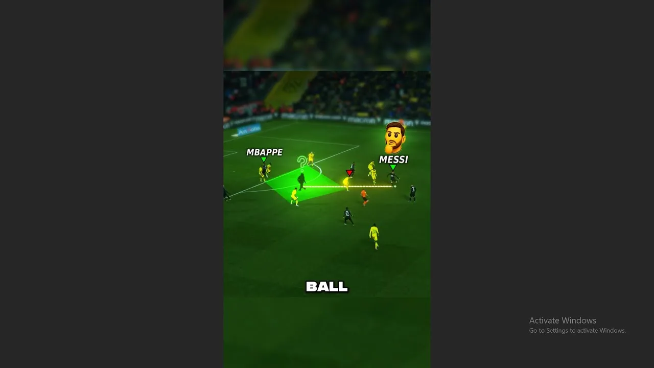 C’est une passe que seul Lionel Messi voit !