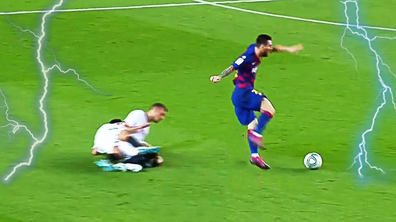 Lionel Messi Dropping Players On The Floor ● When Players