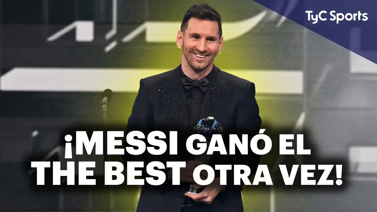 LIONEL MESSI, GANADOR DEL FIFA THE BEST 2023  EL MUNDO DEL