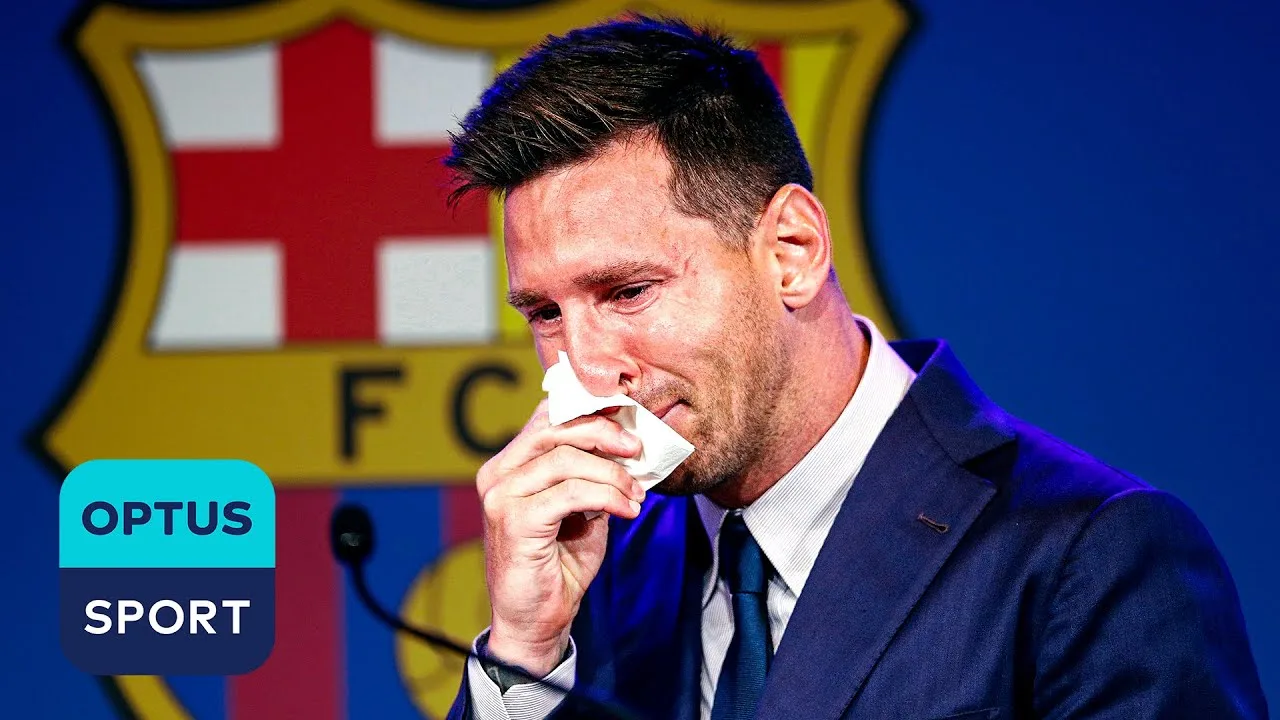 Lionel Messi’s emotional Barcelona goodbye 😢 IN FULL