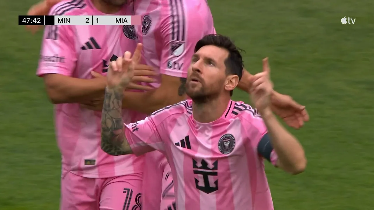 Scores Lionel Messi contre Minnesota | Mls sur renard