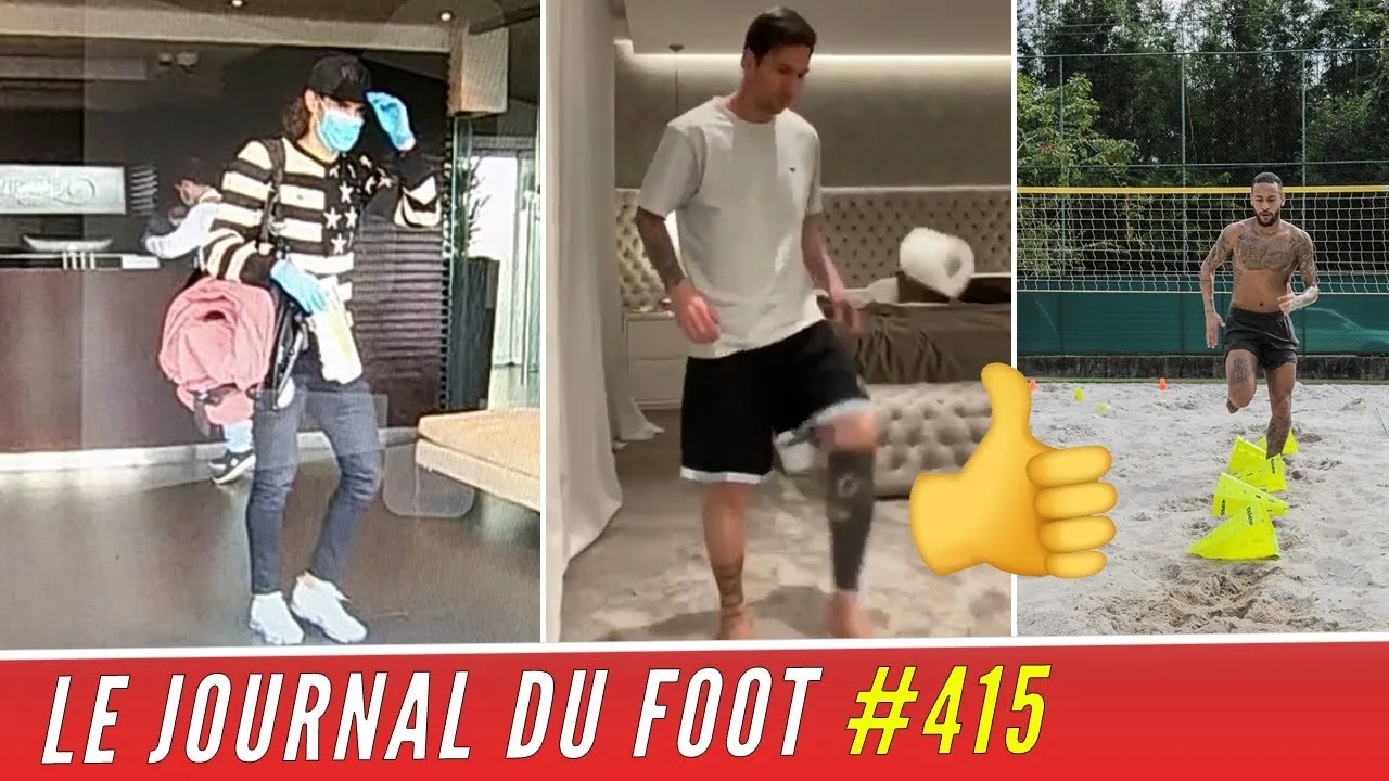 CAVANI aussi est parti, Lionel MESSI #StayAtHomeChallenge,
