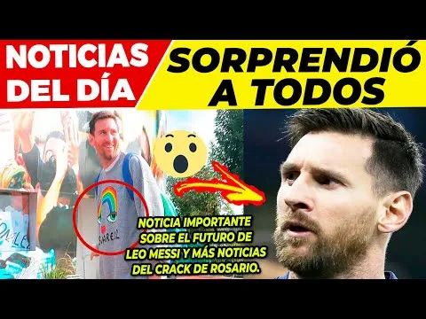 TREMENDO ANUNCIO sobre el FUTURO de LEO MESSI y MÁS