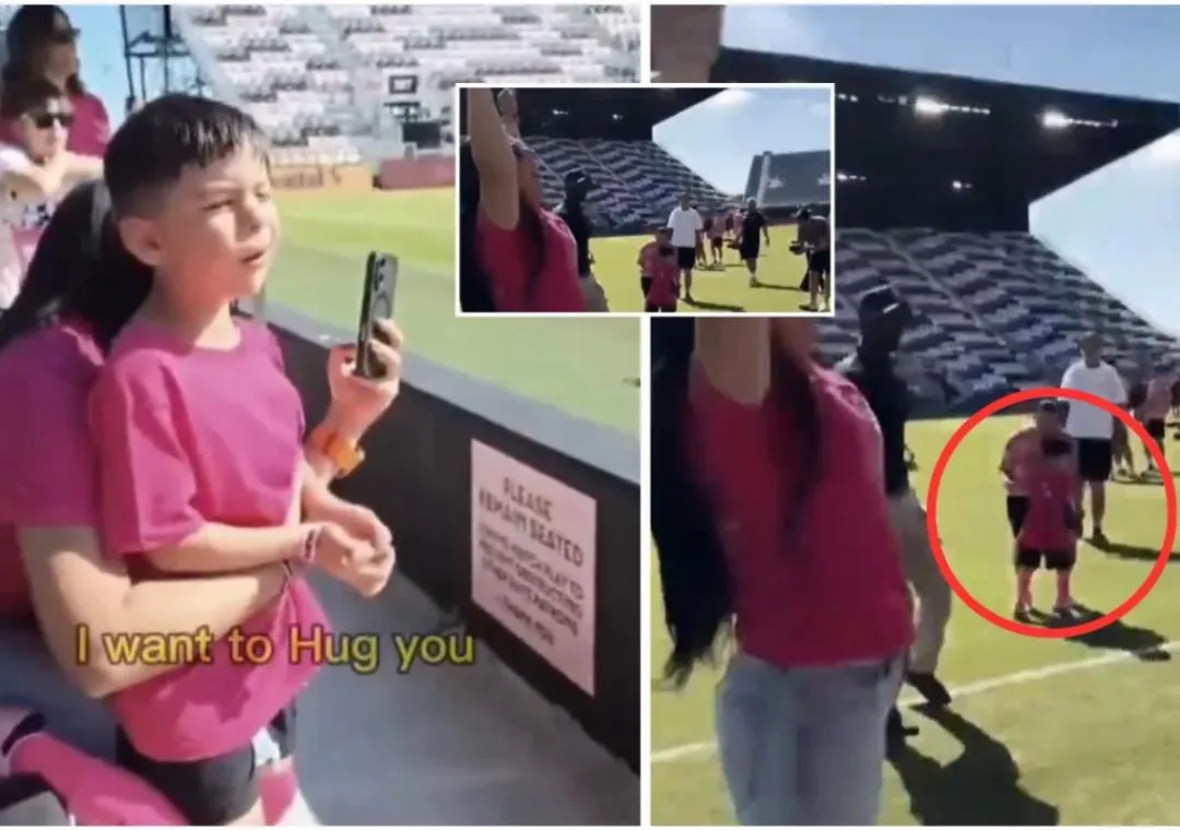 Lionel Messi fait fondre les coeurs avec un câlin touchant pour le jeune fan – Inshorts