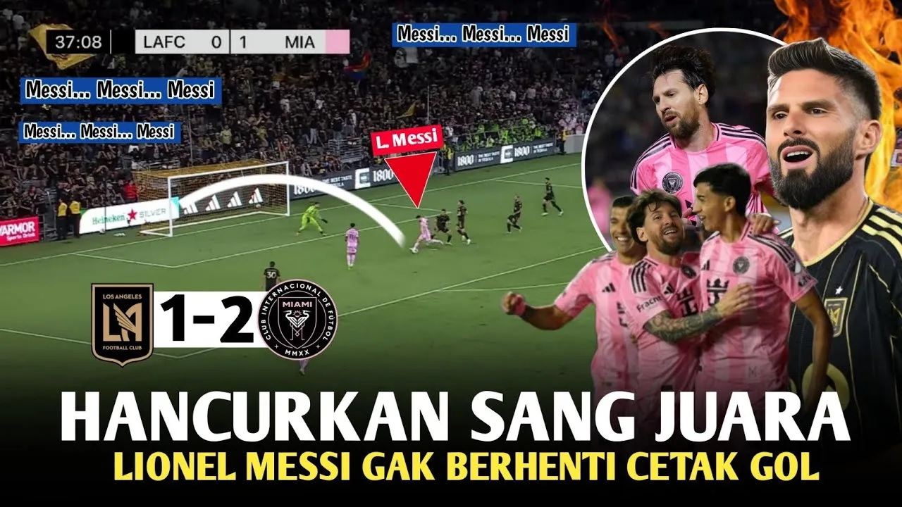 Demi-finale‼ ourdonel Messi bat Giroud 😱 Inter Miami gagne 2-1 vs lafc 😍 imimin prédictions 🔴 🔴