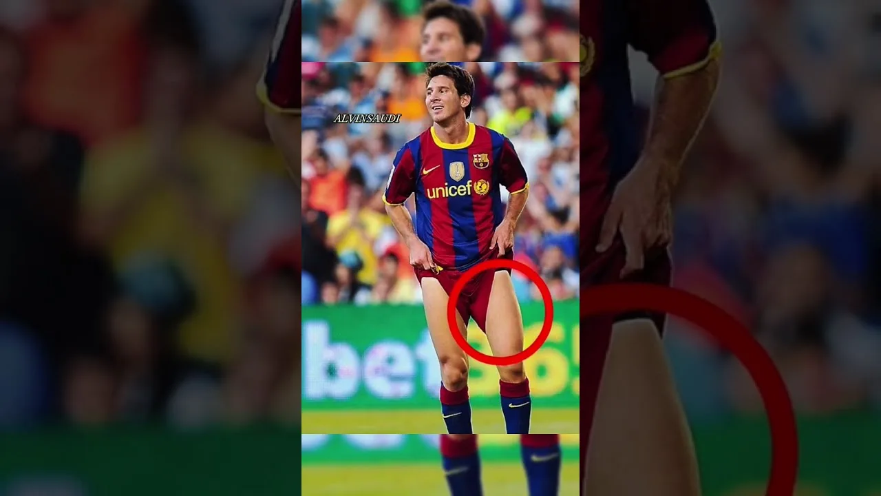 Messi Never trains often but his phisique is