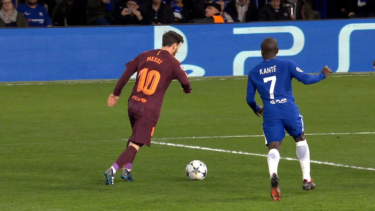 Lionel Messi vs Chelsea (Away) UCL 2017/18 – English