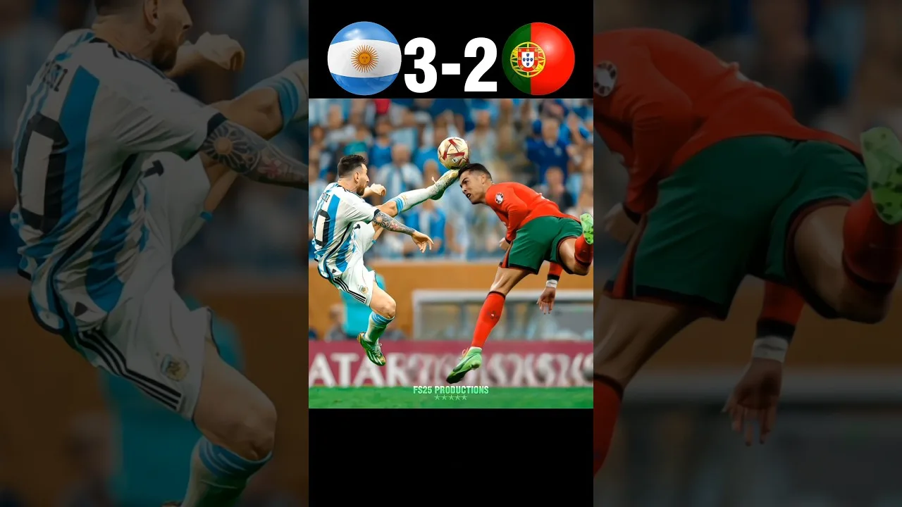 Le jour où Ronaldo a montré à Lionel Messi qui est le patron | Coupe du monde 2026 Imaginaire #football #highlights