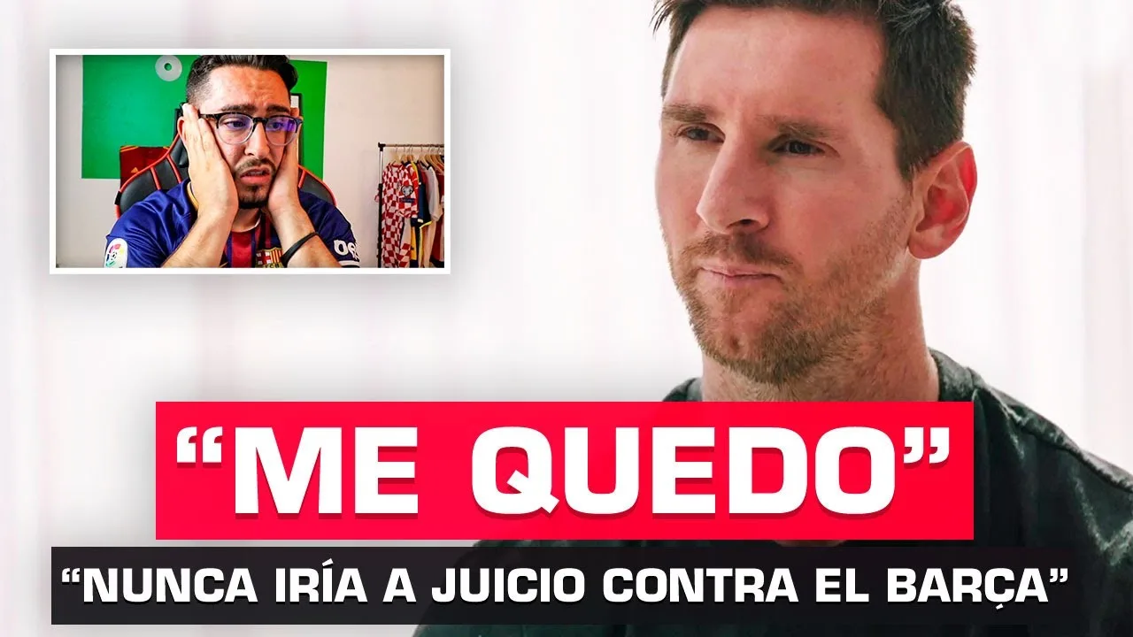 Reaccionando a la DECISIÓN de LEO MESSI…