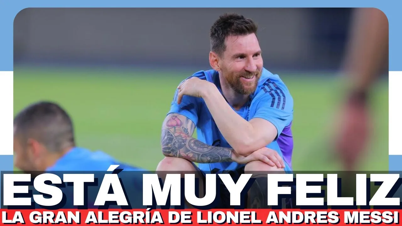 No vas a PODER CREER la gran ALEGRIA de Leo Messi  | Volvió