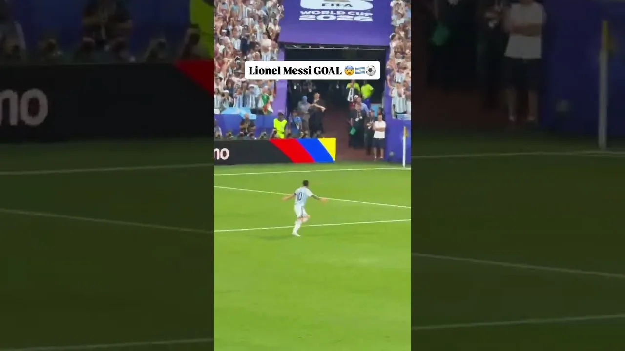 Leo Messi CRAZY GOAL!! World Cup 🇦🇷🏆⚽️ #messi #fifaworldcup #football