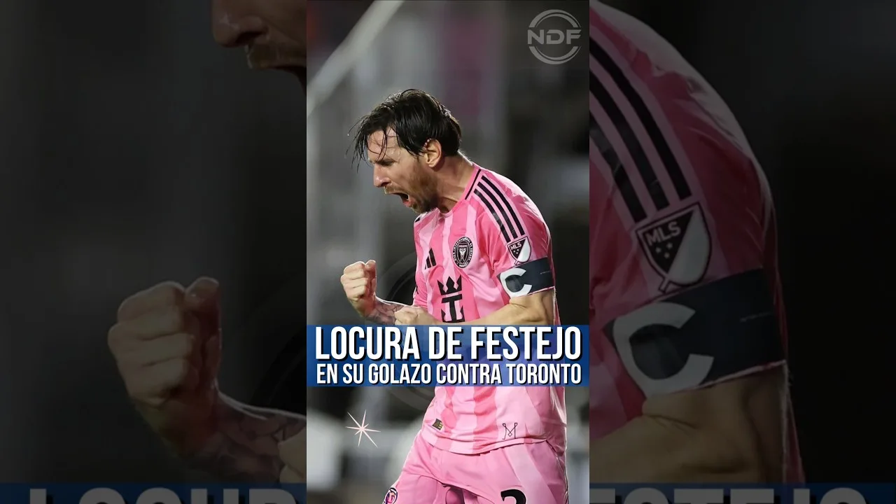 Leo Messi célébrant la folie après son objectif 😍