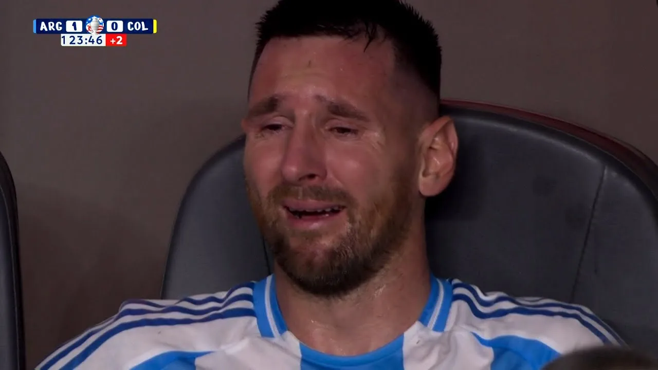 Lionel Messi contre Colombie | Finale de la Copa América 2024 HD 1080i
