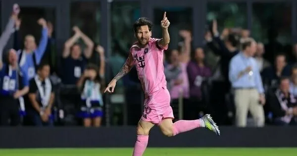 Lionel Messi marque comme Miami avance