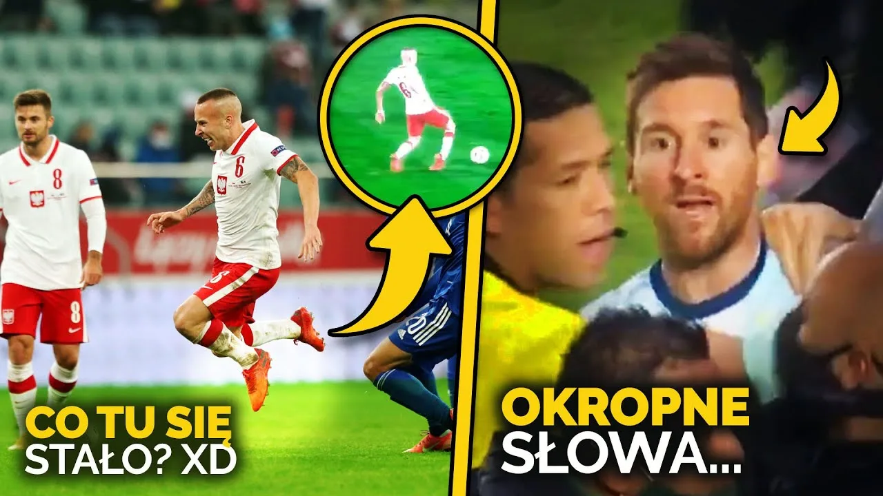 Góralski SFAULOWANY przez MURAWĘ! Wkurzony Leo Messi WYZYWA