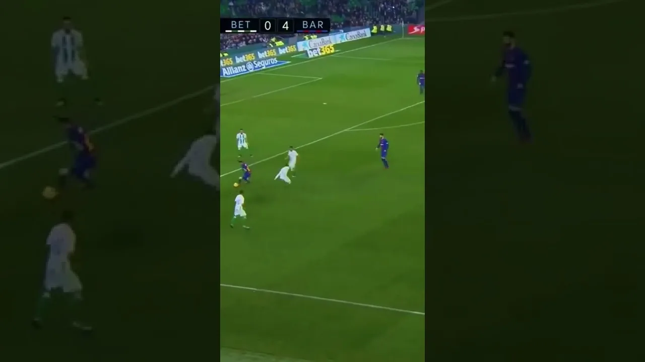 Leo Messi Nutmeg VS Real Betis  #esports #football