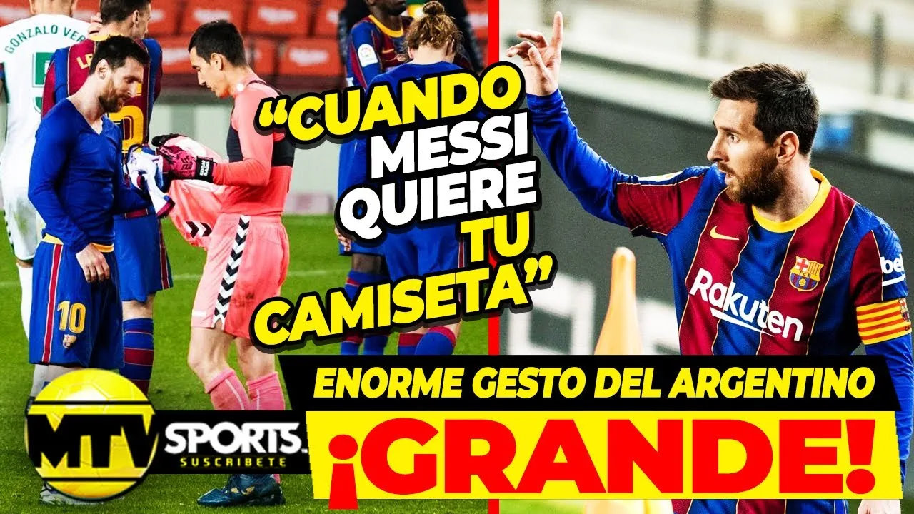 Cuando LEO MESSI quiere TU CAMISETA ¡¡REACCIÓN DEL PORTERO!!