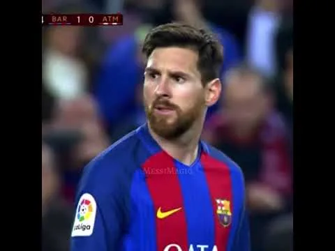 Leo MESSI 10 Amazing free kick Vs Atletico Madrid Лео МЕССИ