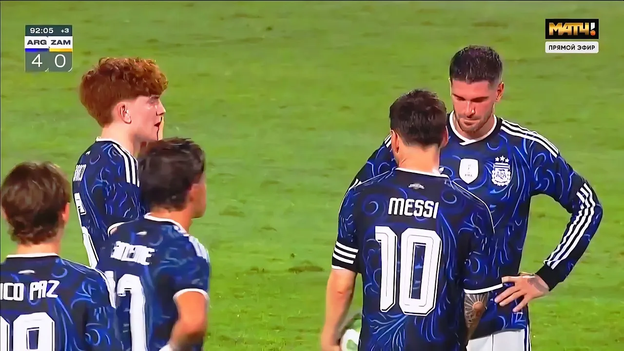 Le dernier match de l’Argentine en tant que CHAMPION DU MONDE !? ► Super But de Lionel Messi !