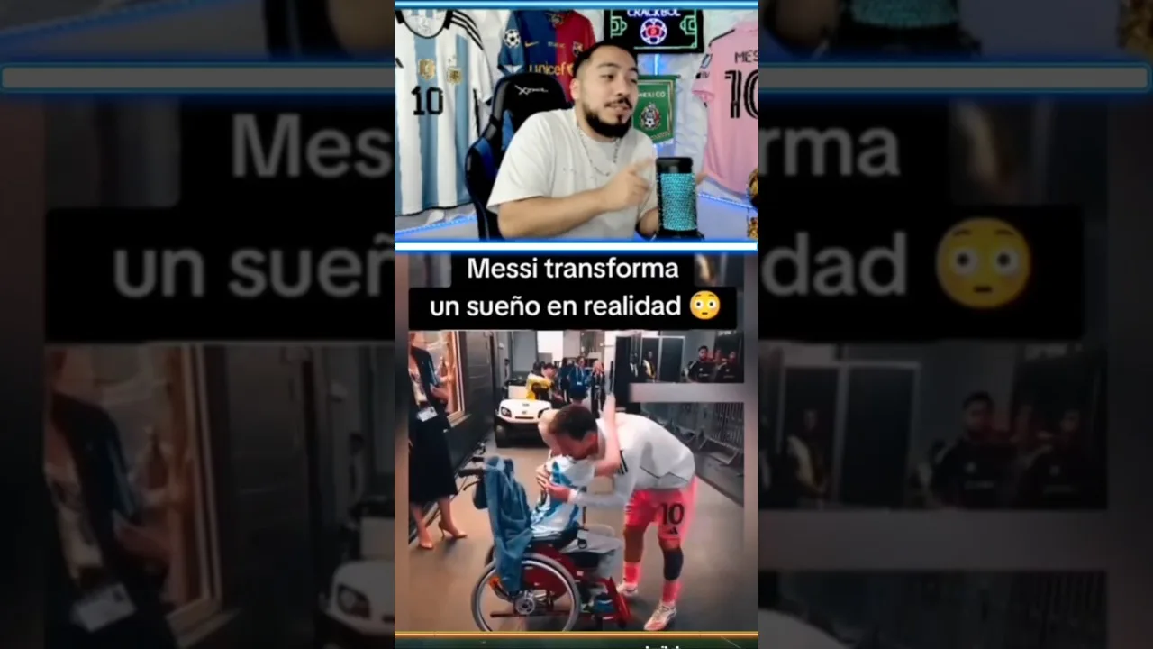 Por esto Messi es el jugador más humilde ❤️🌎🐐#leomessi #emotional #humildad #messi10