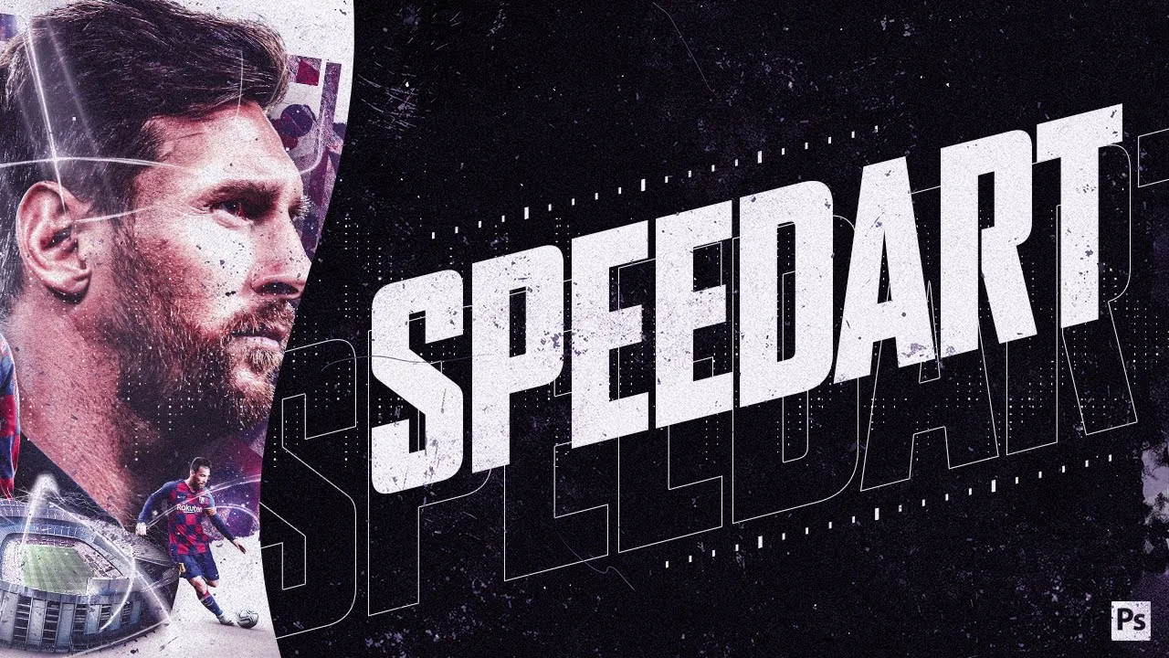 Photoshop Speedart | Leo Messi | Barcelona