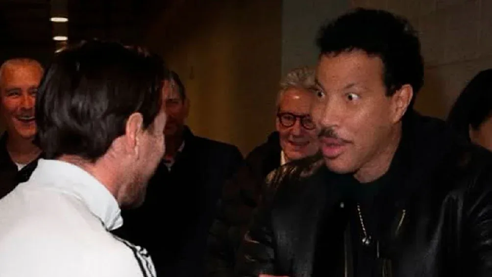 Lionel Messi a rencontré le chanteur qui doit son nom, Lionel Richie