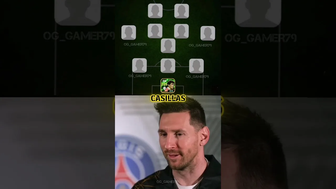 Lionel Messi a choisi son rêve ultime lors du XI du Clásico 😱🔥 #efootball2024 #efootball2023