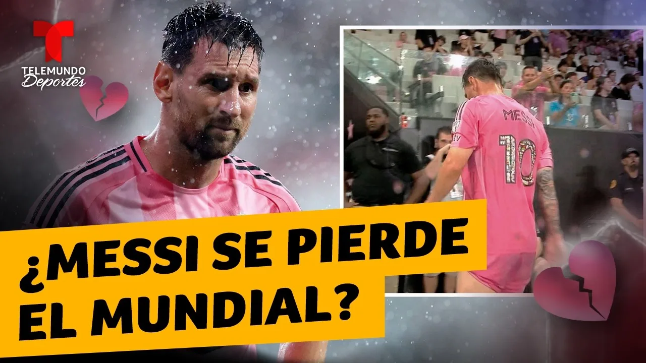Ils révèlent quelle est la blessure de Messi et s’il rate réellement la Coupe du monde 2026 | Télémonde Sports