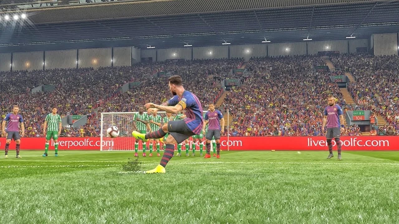PES 2019 | Lionel Messi Free Kick Goal vs Real Betis