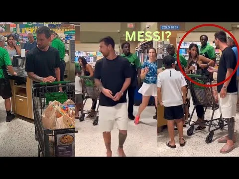 When Lionel Messi Goes shopping as a normal person | This
