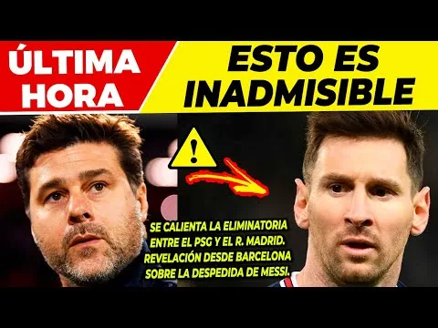 ¡B00M! DURO G0LPE a MESSI  ANUNCIO de POCHETTINO sobre