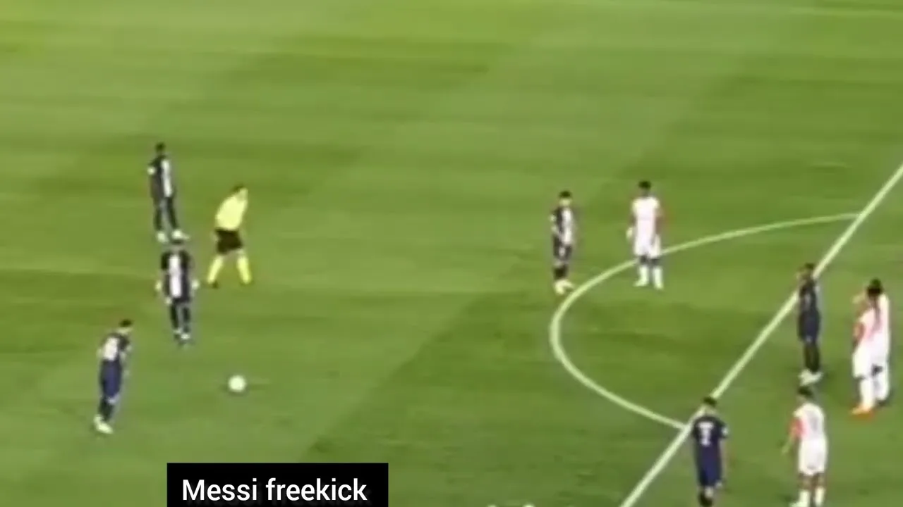 Leo Messi freekick vs Montpellier 🔥😎