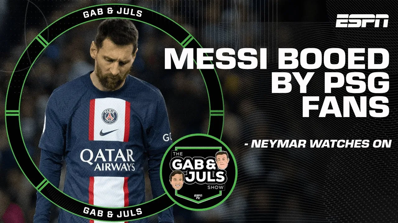Lionel Messi BOOED as Neymar watches from the stand at PSG!