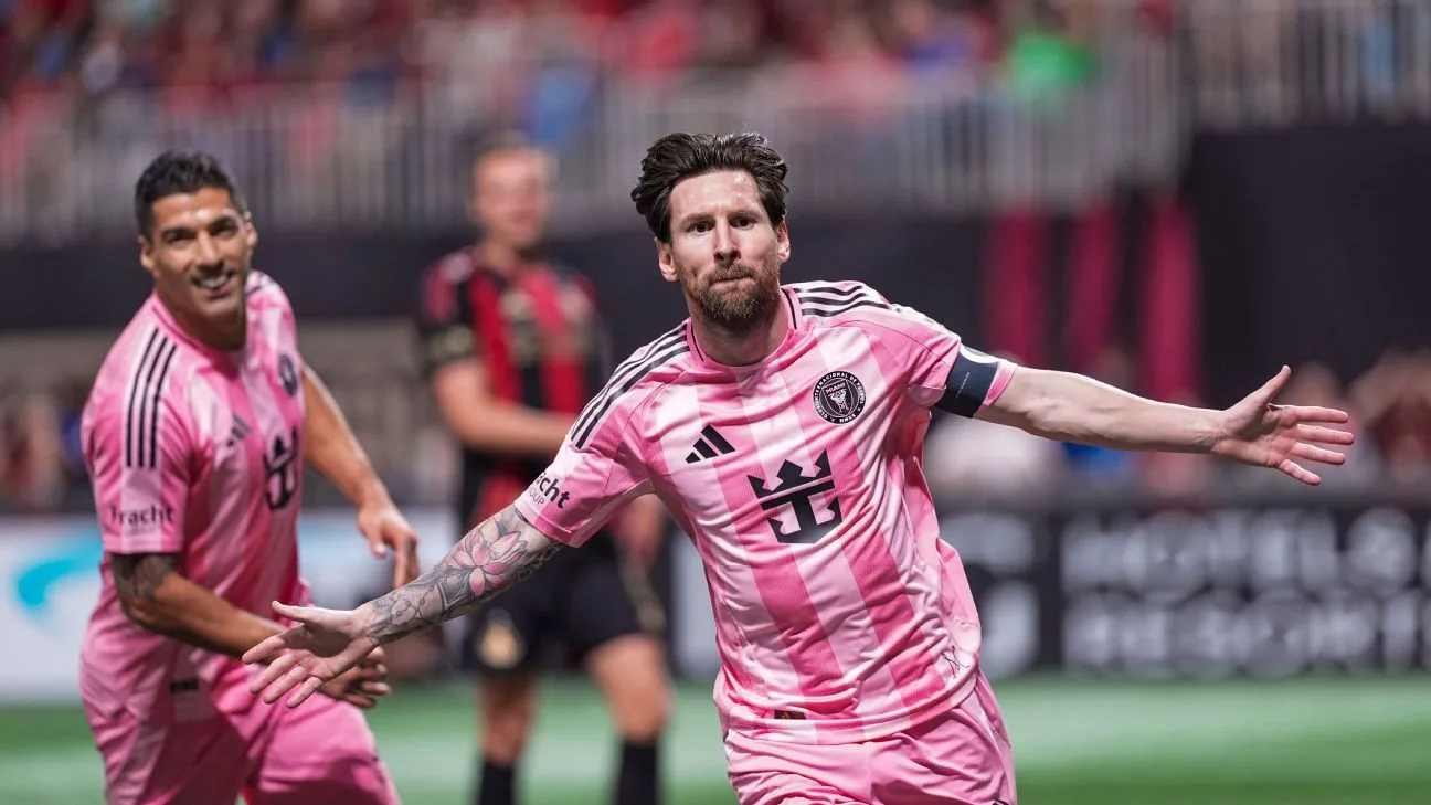 Lionel Messi revient à Xi, marque en retard sur Atlanta