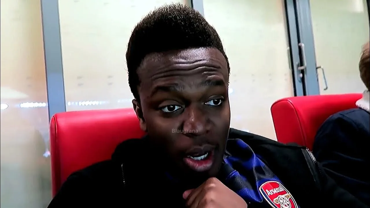 KSI reaction to Lionel Messi 2 Goals vs Arsenal