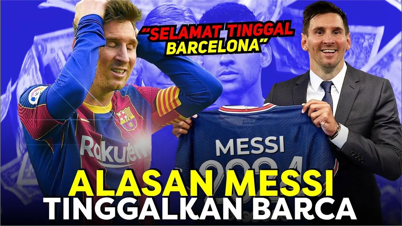 RESMI! ALASAN MESSI TEGA MENINGGALKAN BARCELONA