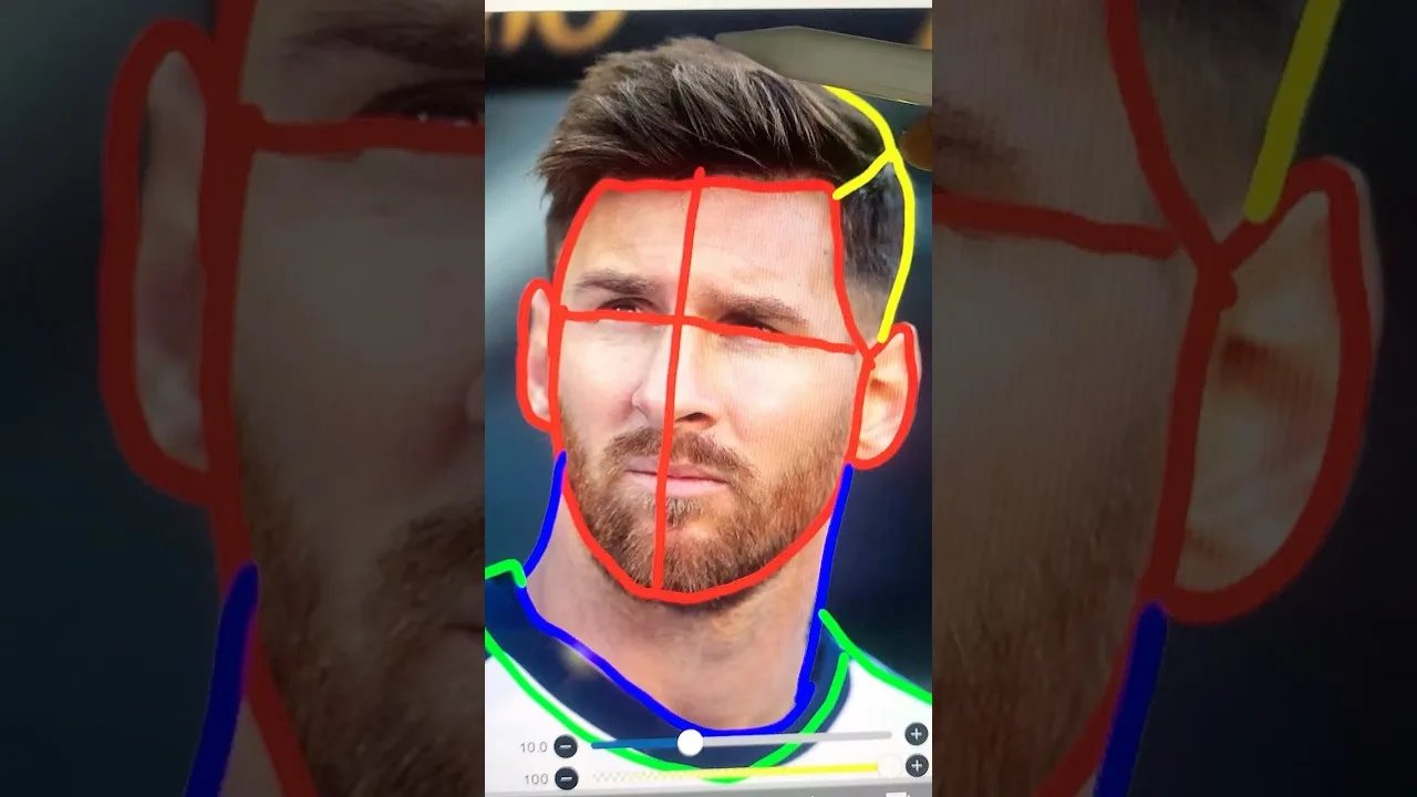 Dessin Messi✨🐐
