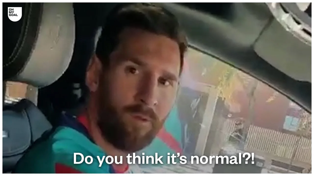 Leo Messi loses his temper with FC Barcelona fans | Oh My