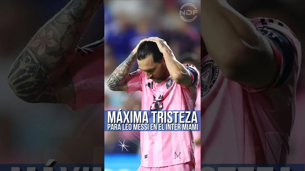 Tristesse et colère maximale de Leo Messi à Miami 😭