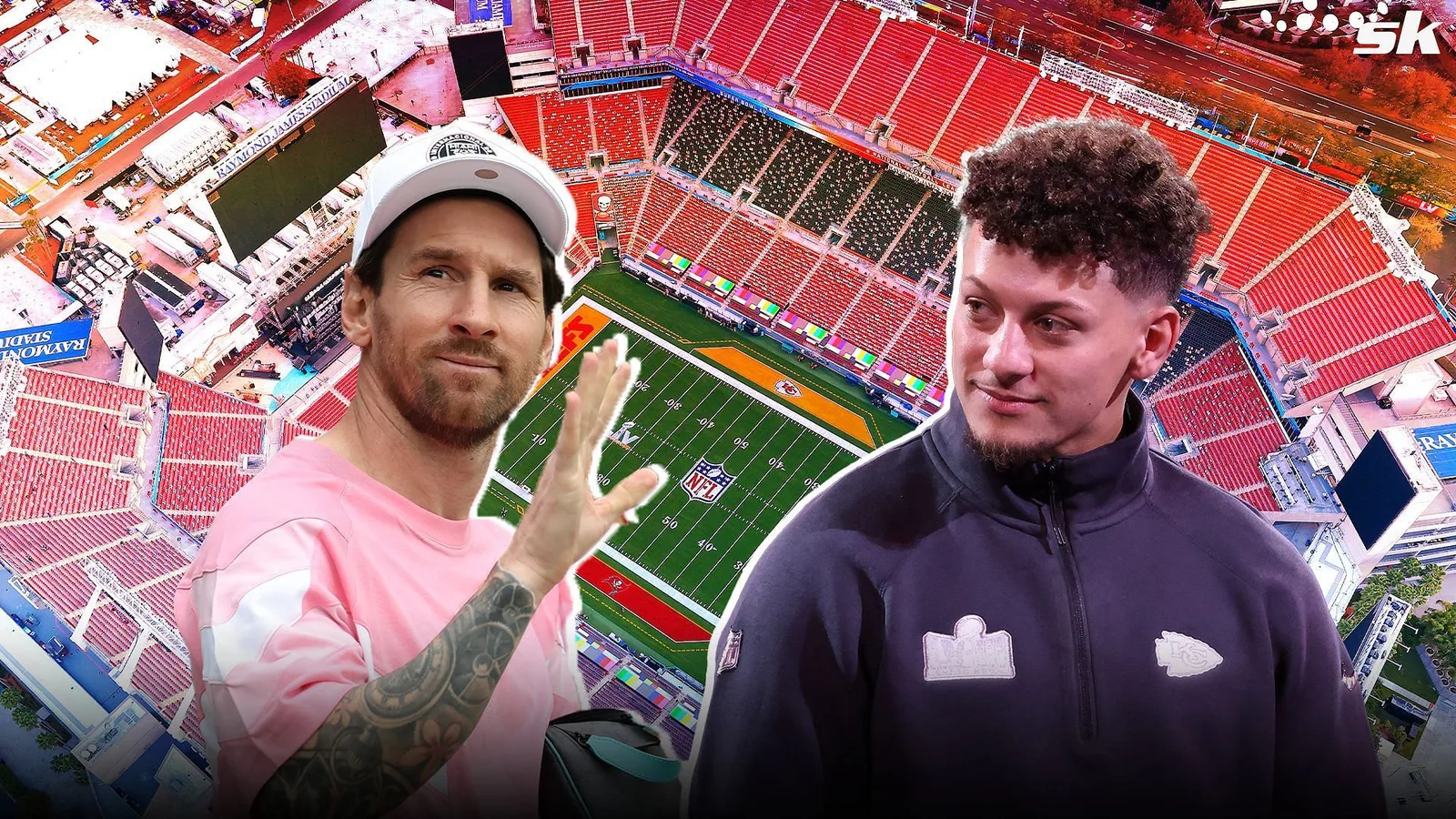 Les fans de la NFL réagissent à Patrick Mahomes se liant à Lionel Messi pour la Coupe du monde