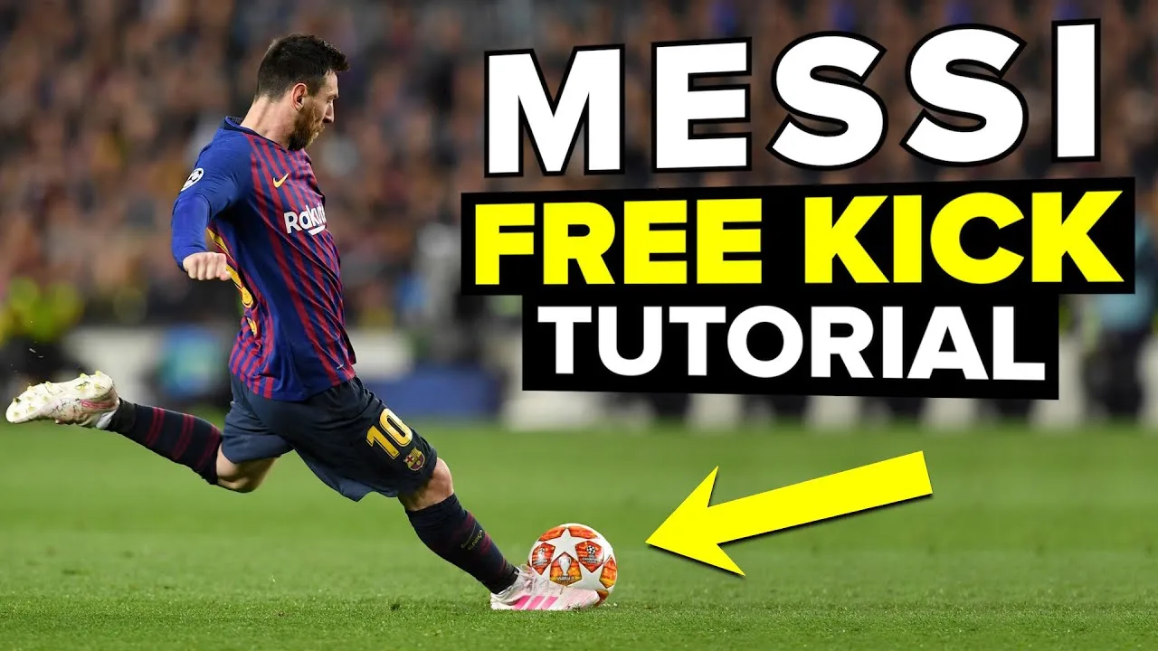 How to shoot free kicks like LIONEL MESSI | Learn Messi
