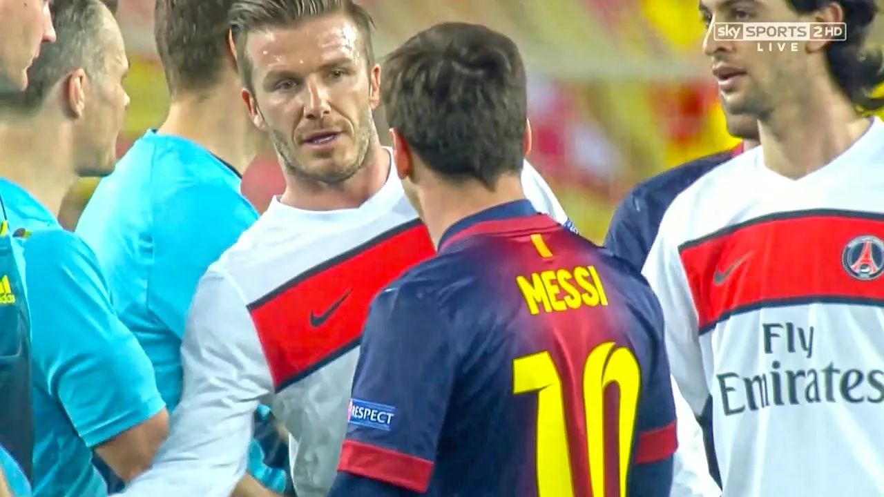 The Day An Injured Lionel Messi Impressed David Beckham