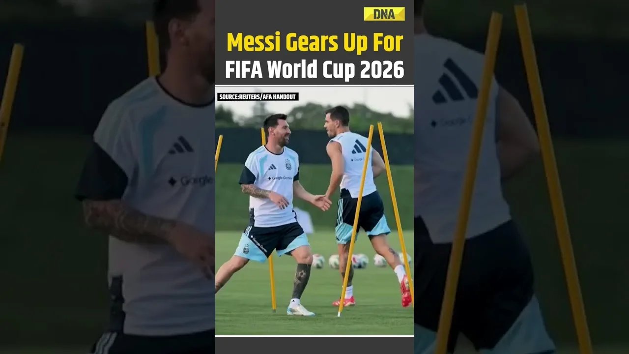 Coupe du Monde de la FIFA 2026 : Lionel Messi s’entraîne avec l’équipe d’Argentine avant la Coupe du Monde de la FIFA 2026 | Messi
