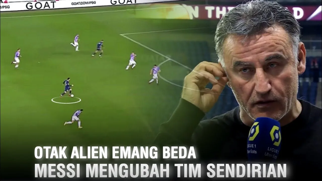 Messi Benar-Benar Jenius !!! Lihatlah Reaksi Galtier Melihat