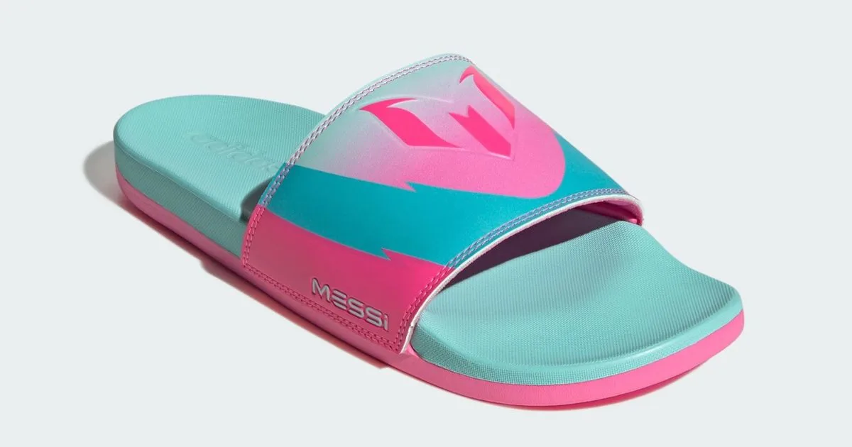 Adidas Adilette « Miami » de Lionel Messi capture l’ambiance au bord de la piscine de South Beach